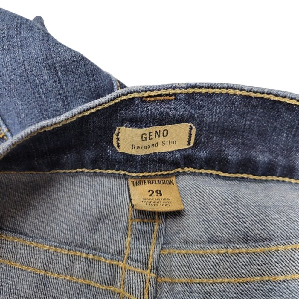 True Religion Women's Geno Relaxed Slim Jeans Size 29 - Picture 8 of 10
